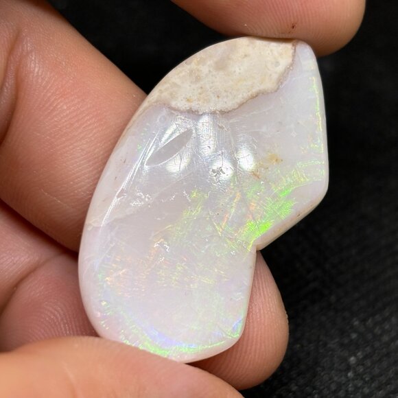 Full Flash Rubbed Polished US Spencer Idaho Opal Specimen Collectible - Picture 7 of 9